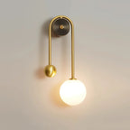 Spherical Light Luxury Wall Lamp