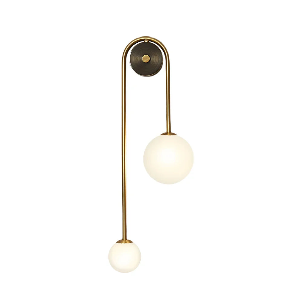 Spherical Light Luxury Wall Lamp