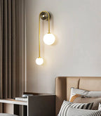 Spherical Light Luxury Wall Lamp
