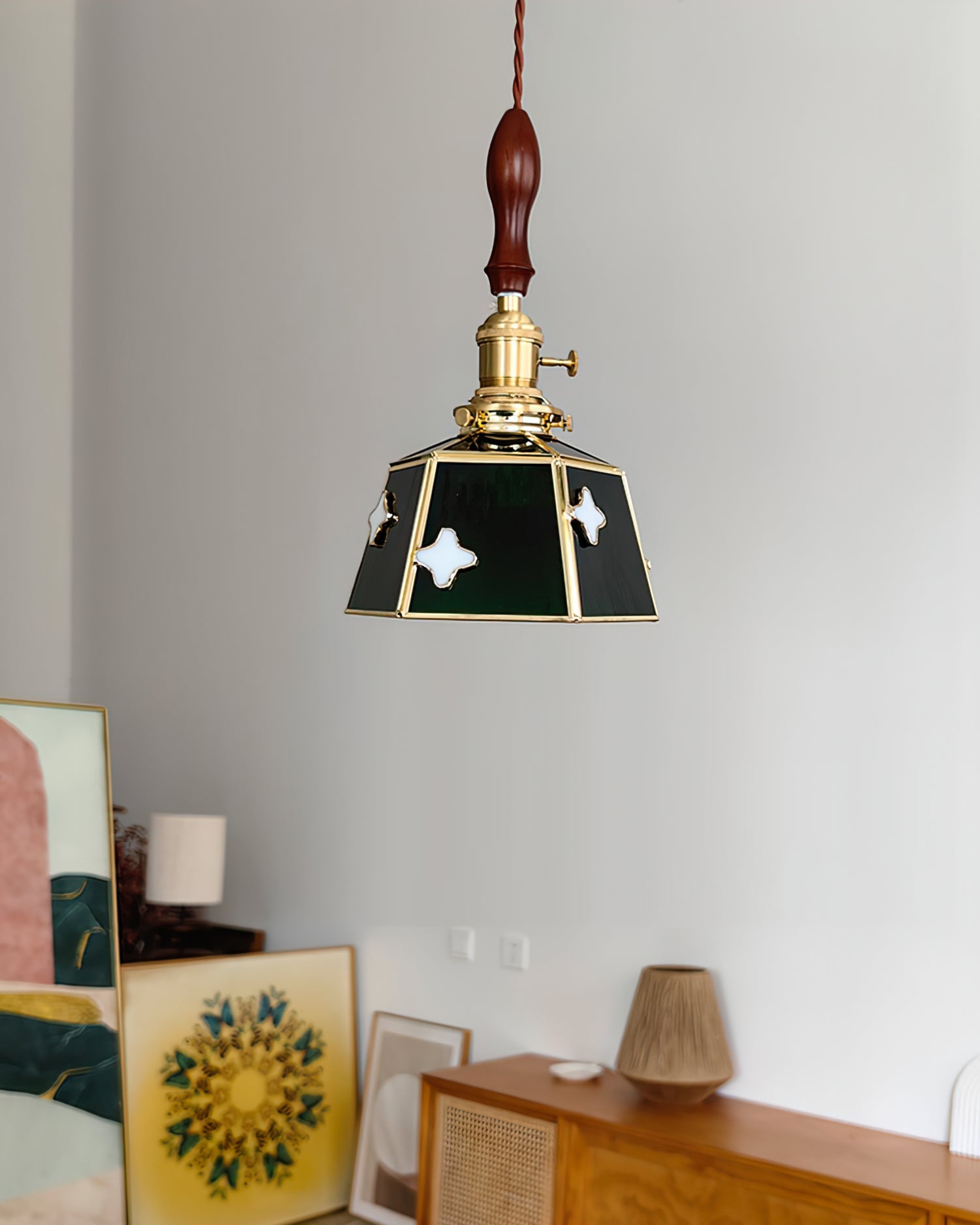 Stained Glass Pendant Lamp