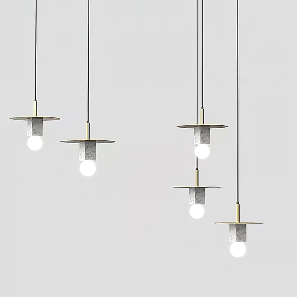 Stone Square Pendant Lamp