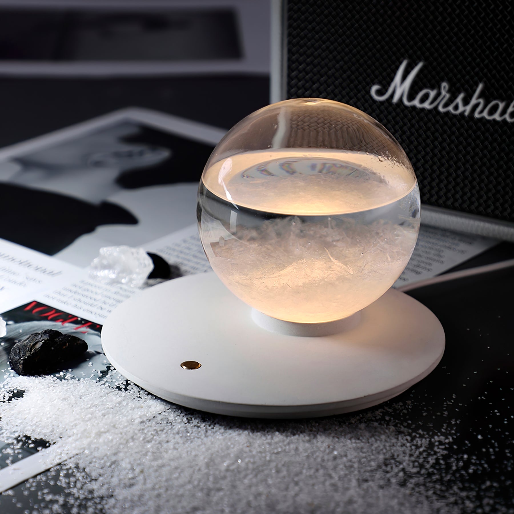 Storm Bottle Built-in Battery Table Lamp