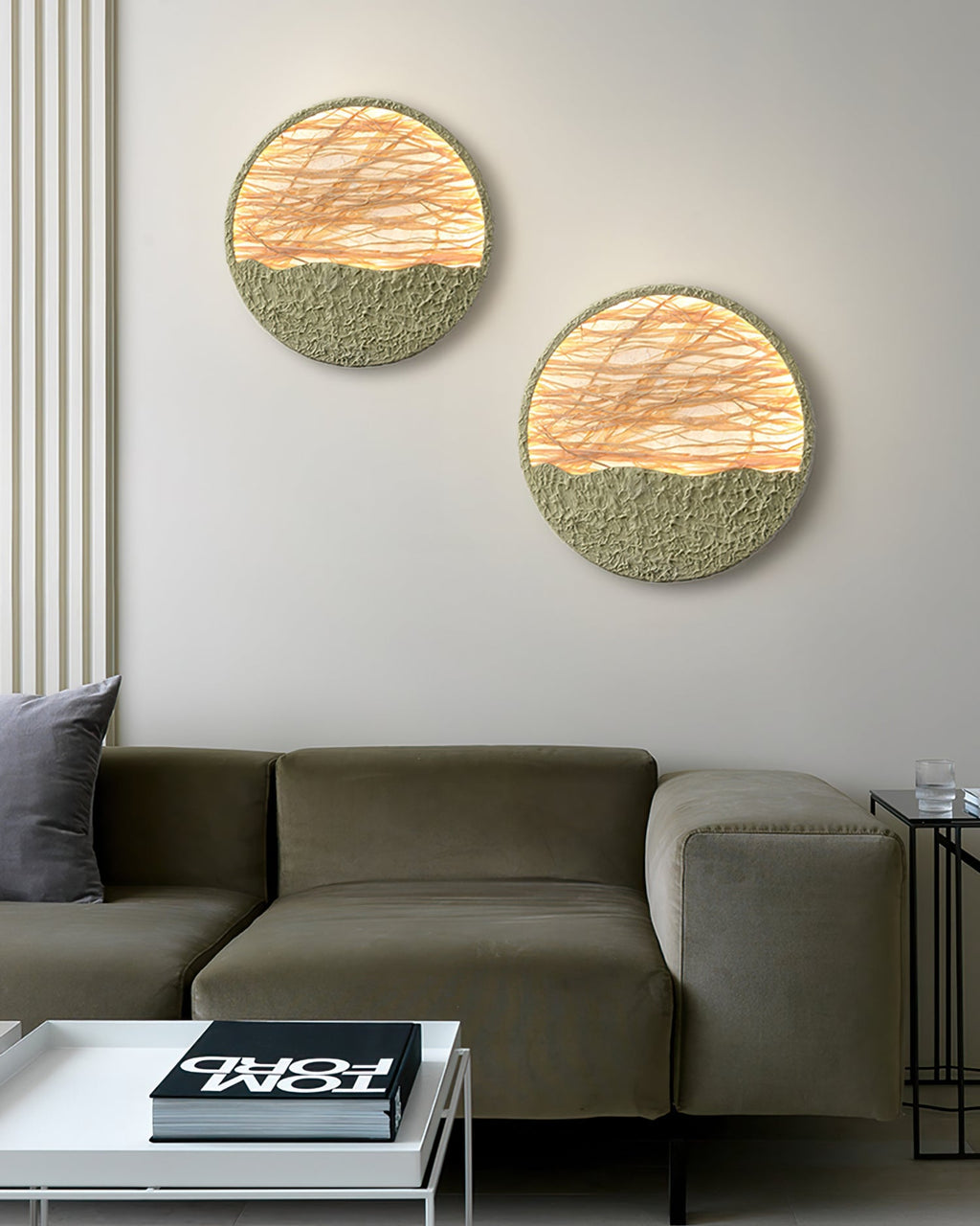 Straw Green Wall Sconce