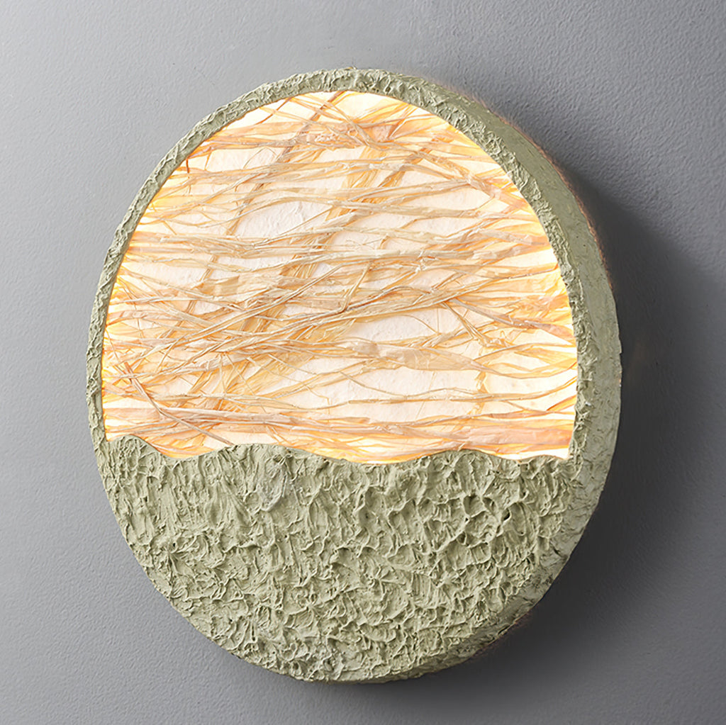 Straw Green Wall Sconce