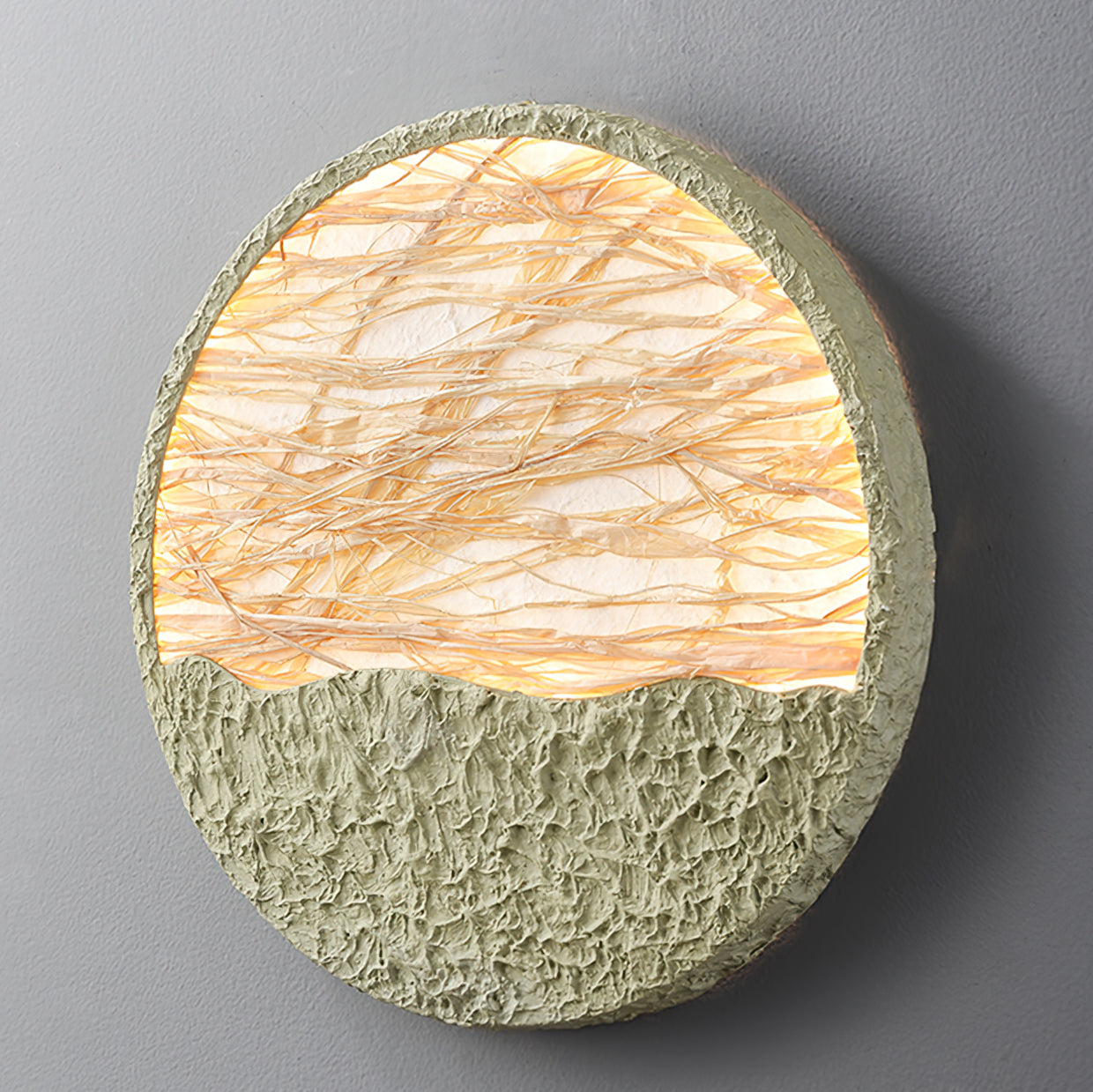 Straw Green Wall Sconce
