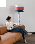 Striped Pony Floor Lamp