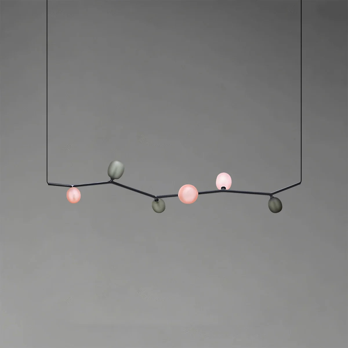 Nordic Creative Tree Branch Glass Chandelier