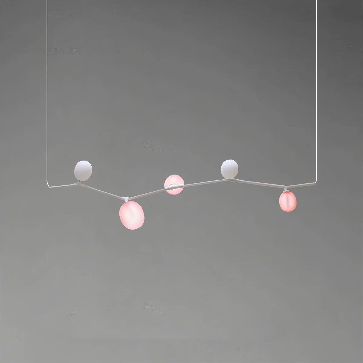 Nordic Creative Tree Branch Glass Chandelier