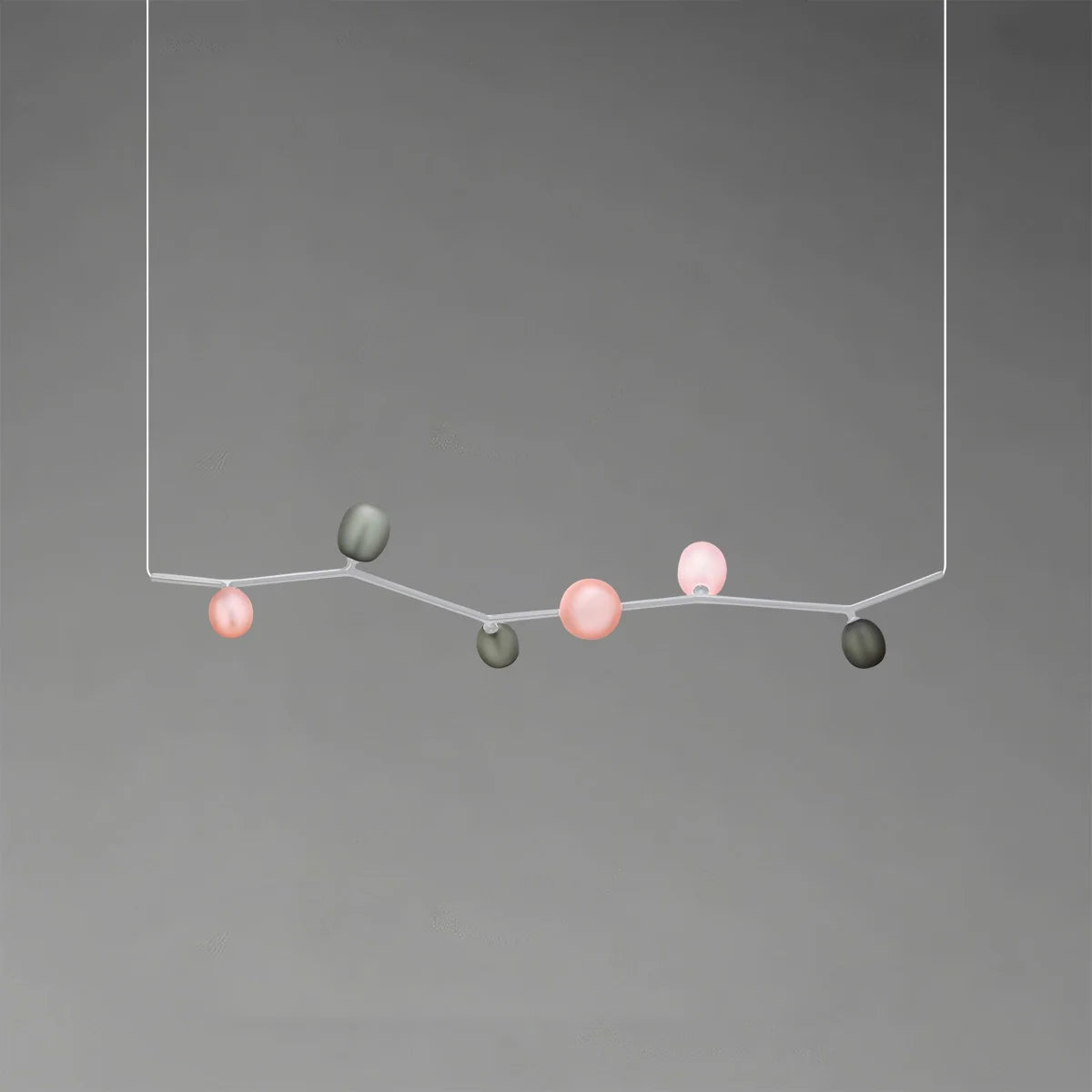 Nordic Creative Tree Branch Glass Chandelier