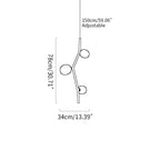 Nordic Creative Tree Branch Glass Chandelier