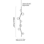 Nordic Creative Tree Branch Glass Chandelier