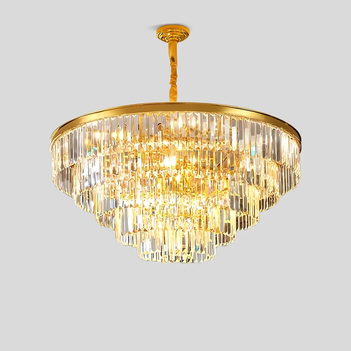 Light Luxury Crystal Chandelier for Living Room