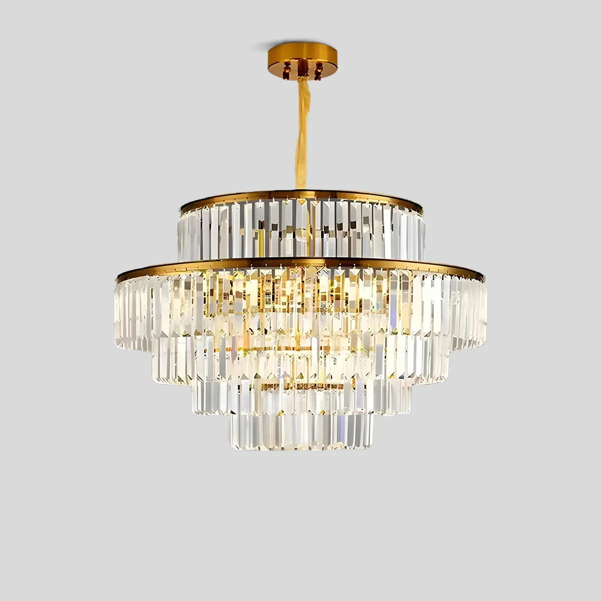 Light Luxury Crystal Chandelier for Living Room