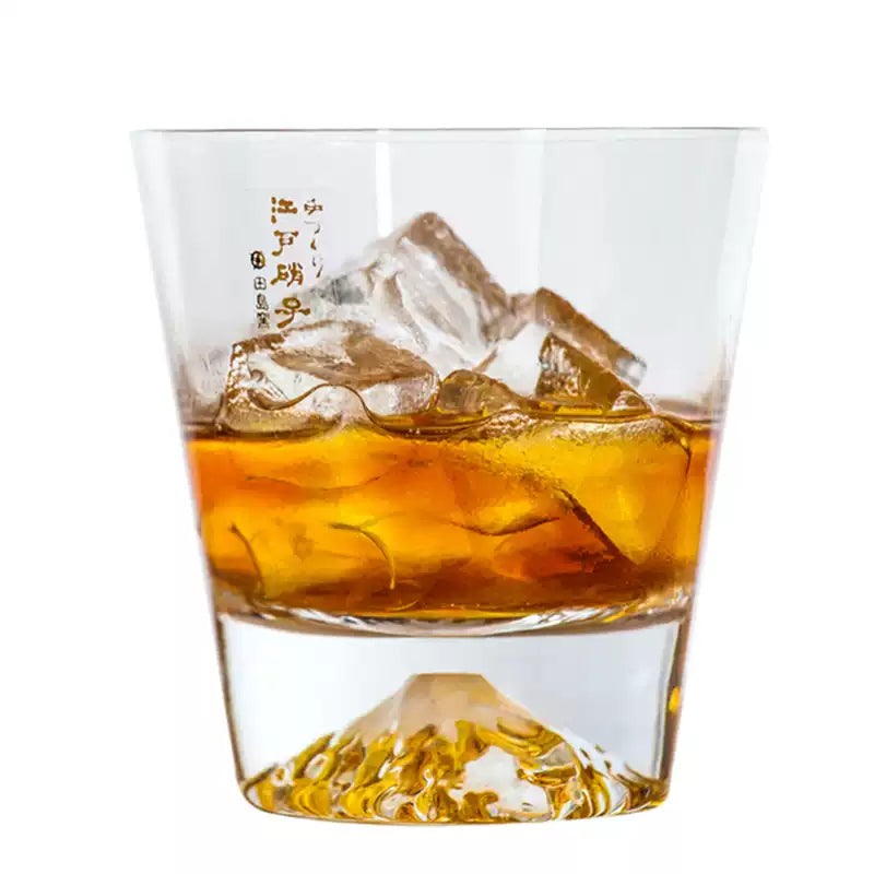 Tajima Glass Mount Fuji Whiskey Glass