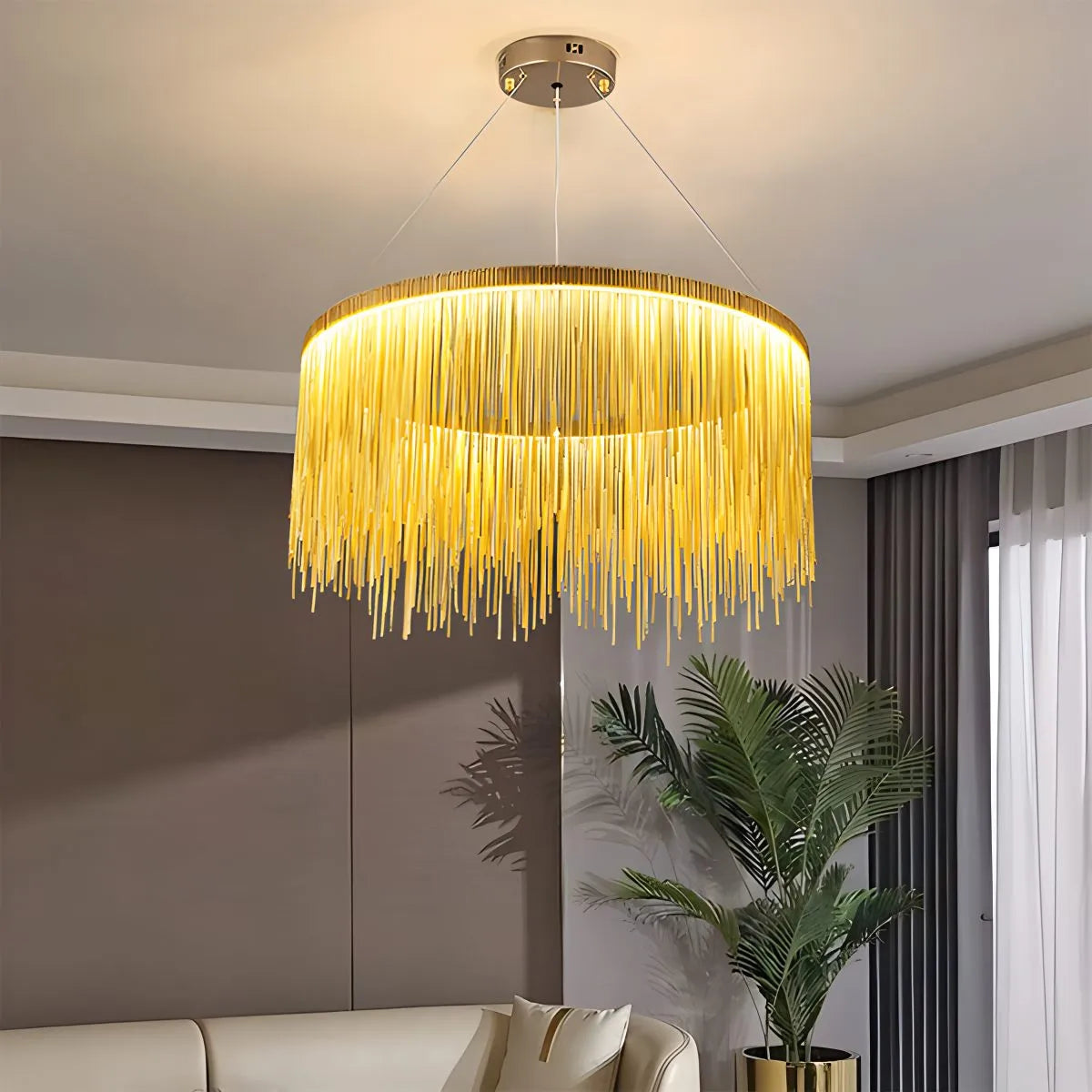 Modern Art Decor Tassel Chandelier