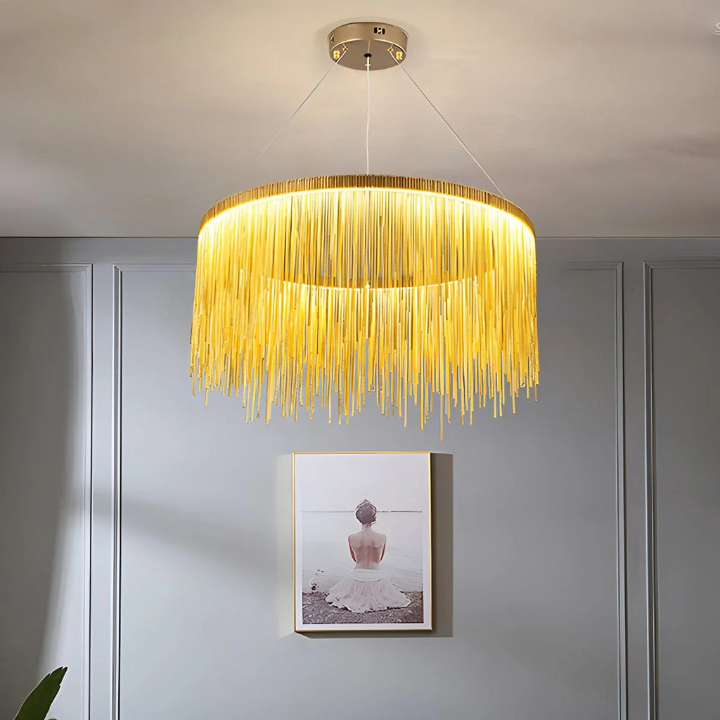 Modern Art Decor Tassel Chandelier