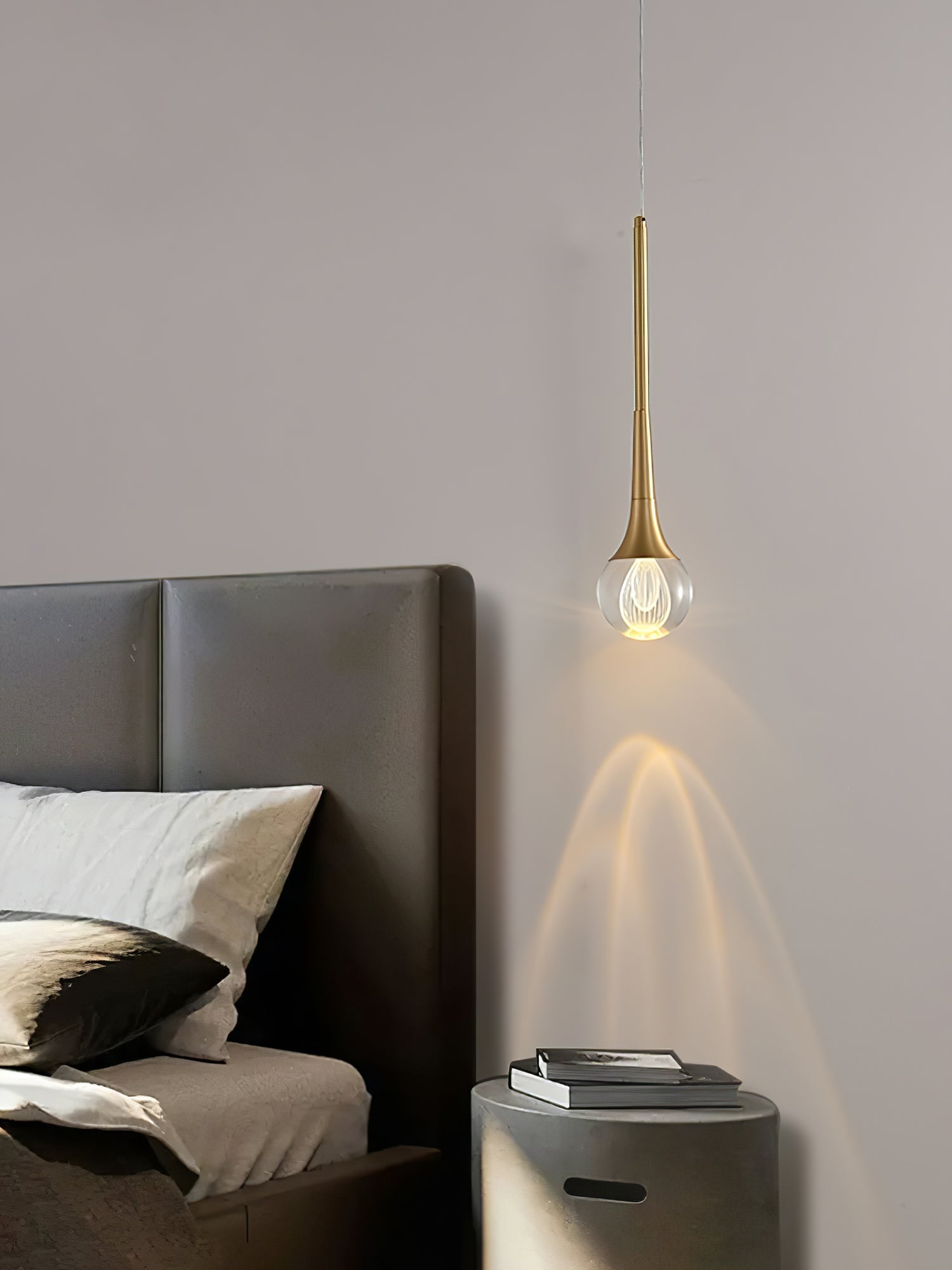 Teardrop Crystal Pendant Light