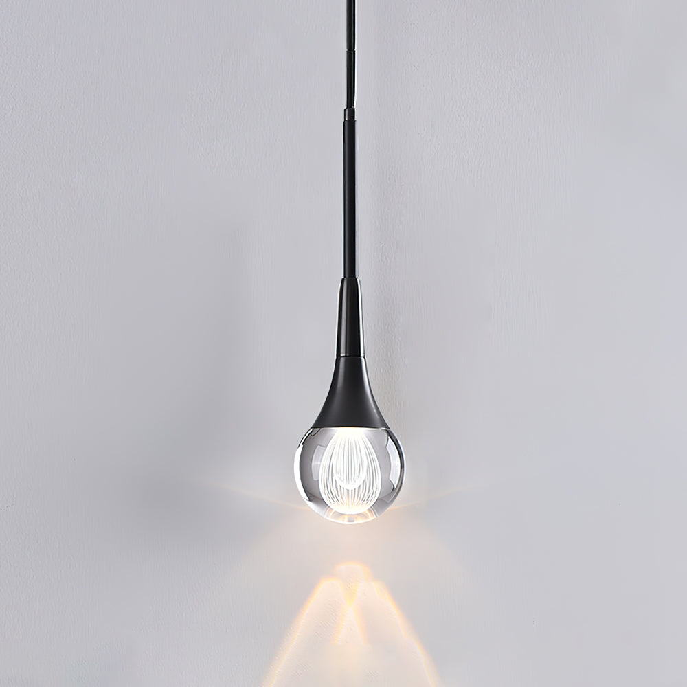 Teardrop Crystal Pendant Light