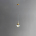 Teardrop Crystal Pendant Light