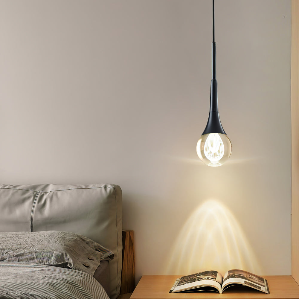 Teardrop Crystal Pendant Light