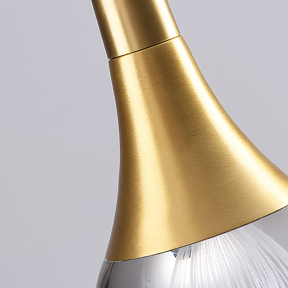 Teardrop Crystal Pendant Light