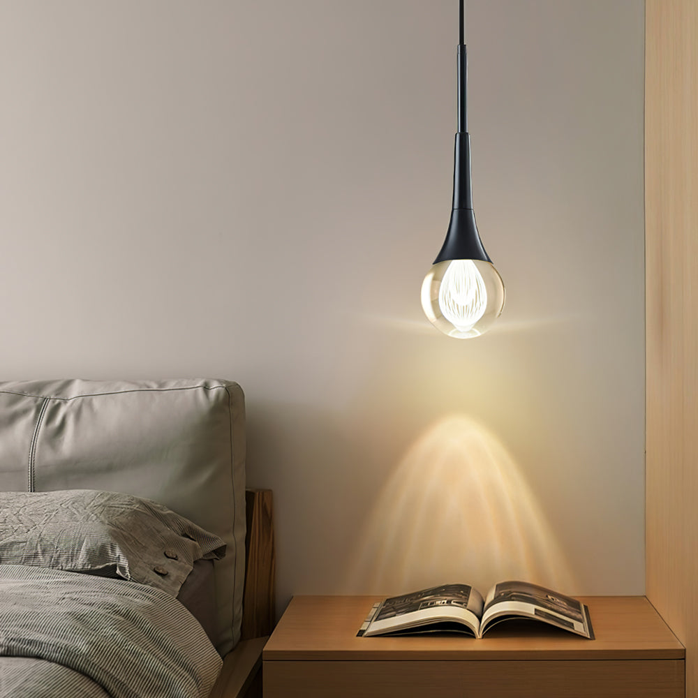 Teardrop Crystal Pendant Light