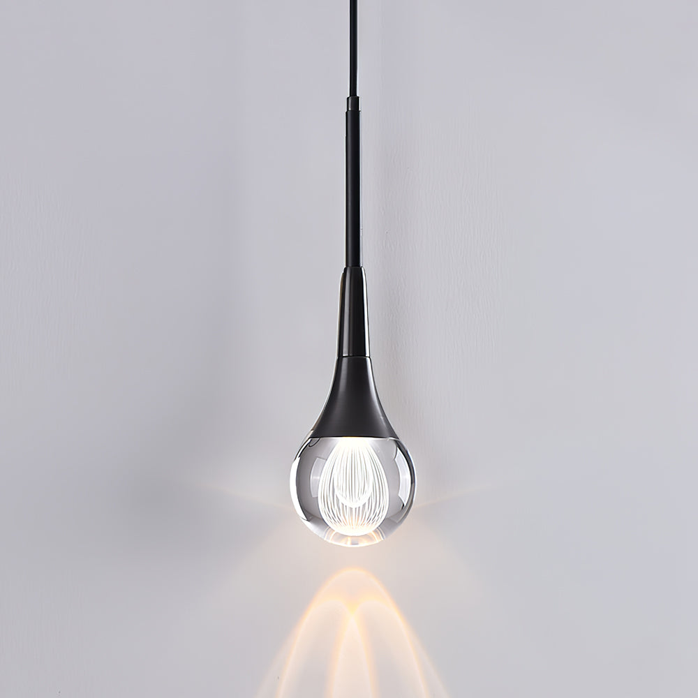 Teardrop Crystal Pendant Light