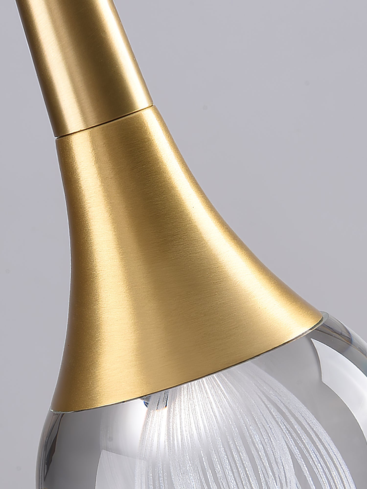 Teardrop Crystal Pendant Light