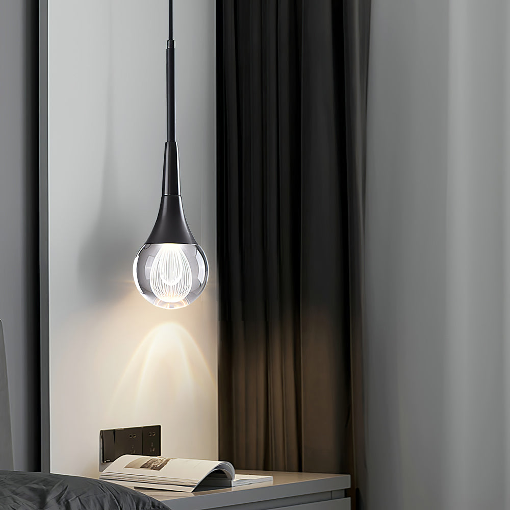 Teardrop Crystal Pendant Light