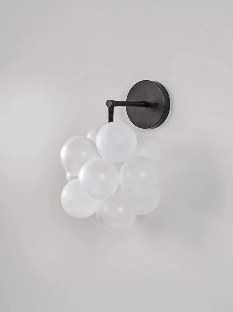 Glass Bubble Cloud Wall Sconce