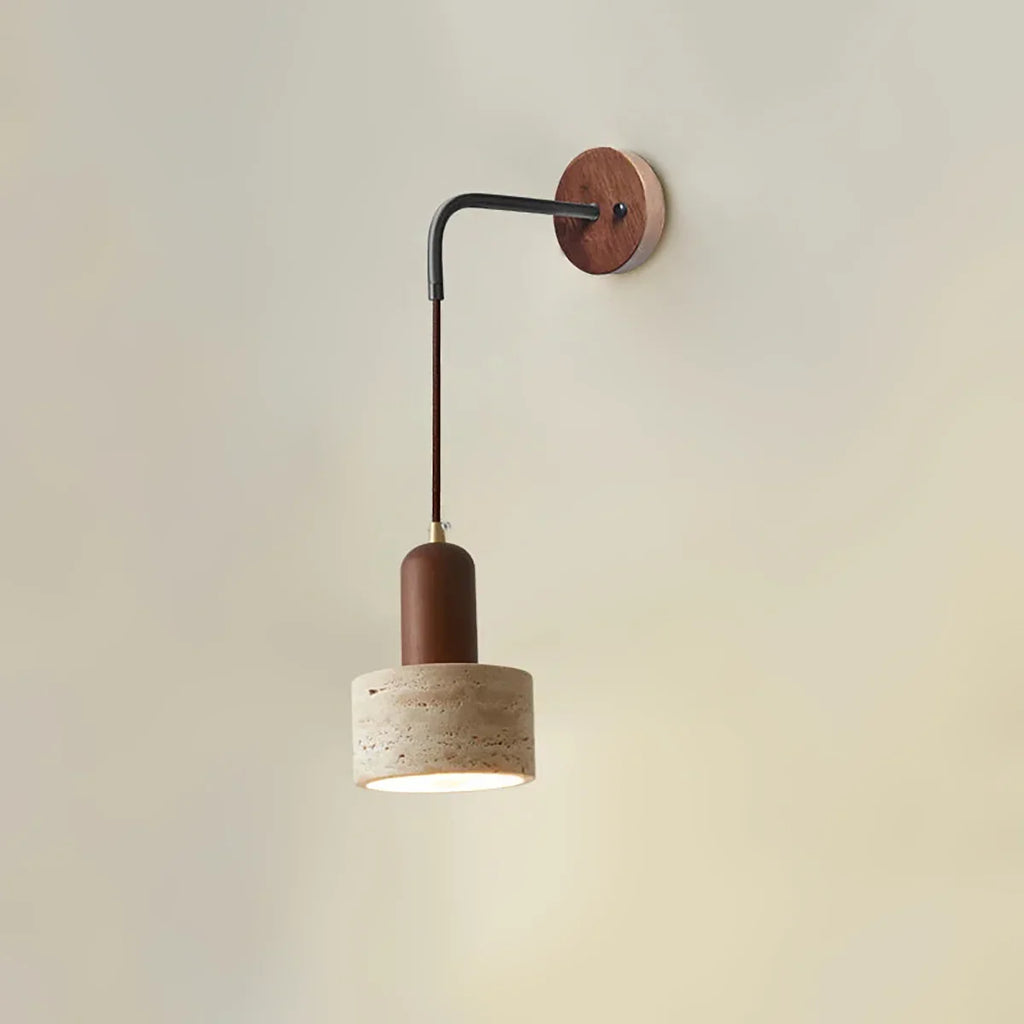 Tia Travertine Wall Lamp