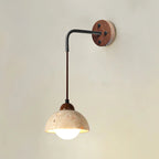 Tia Travertine Wall Lamp