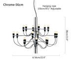 Tiered Modern Candle Chandelier