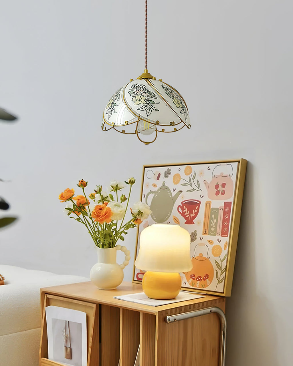 Tiffany Lily Pendant Lamp