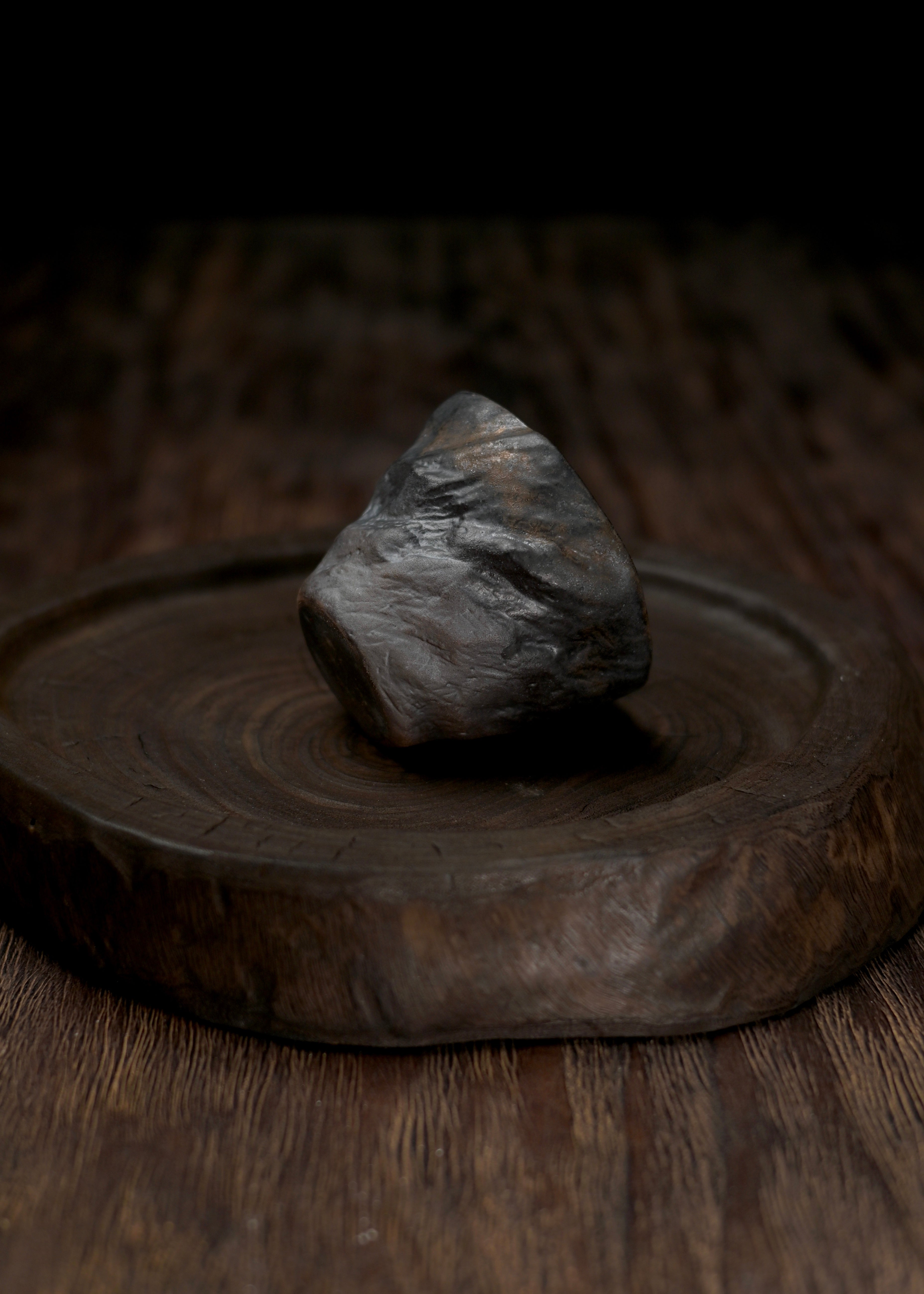 Wabi-Sabi Wood-Fired Coarse Clay Tea Cup – 120ml Wide-Mouth, Natural Ash Glaze & Cracks