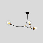 Minimalist Sputnik Globe Glass Chandelier