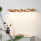 Travertine Duo Wood Wall Light