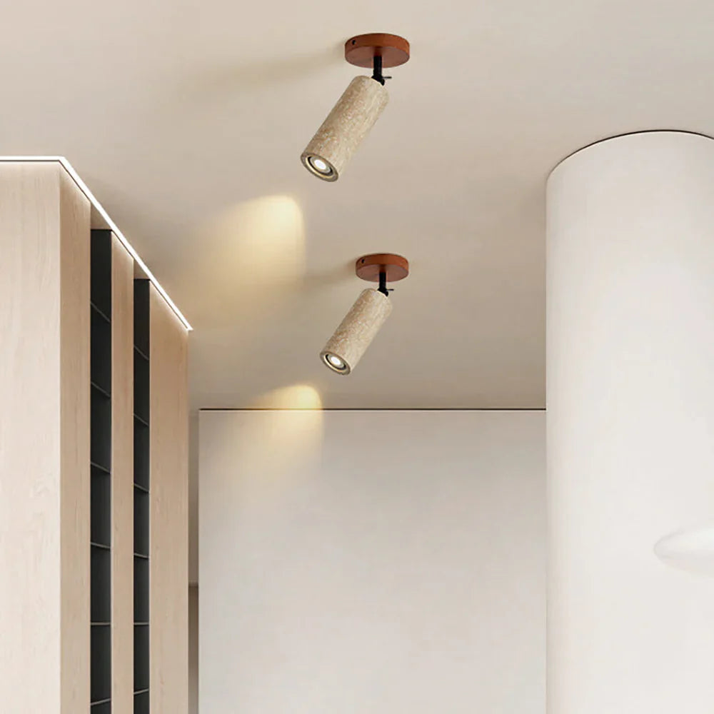 Travertine Mireille Wall Lamp