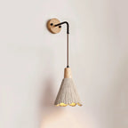 Cement Vintage Wood Wall Lamp