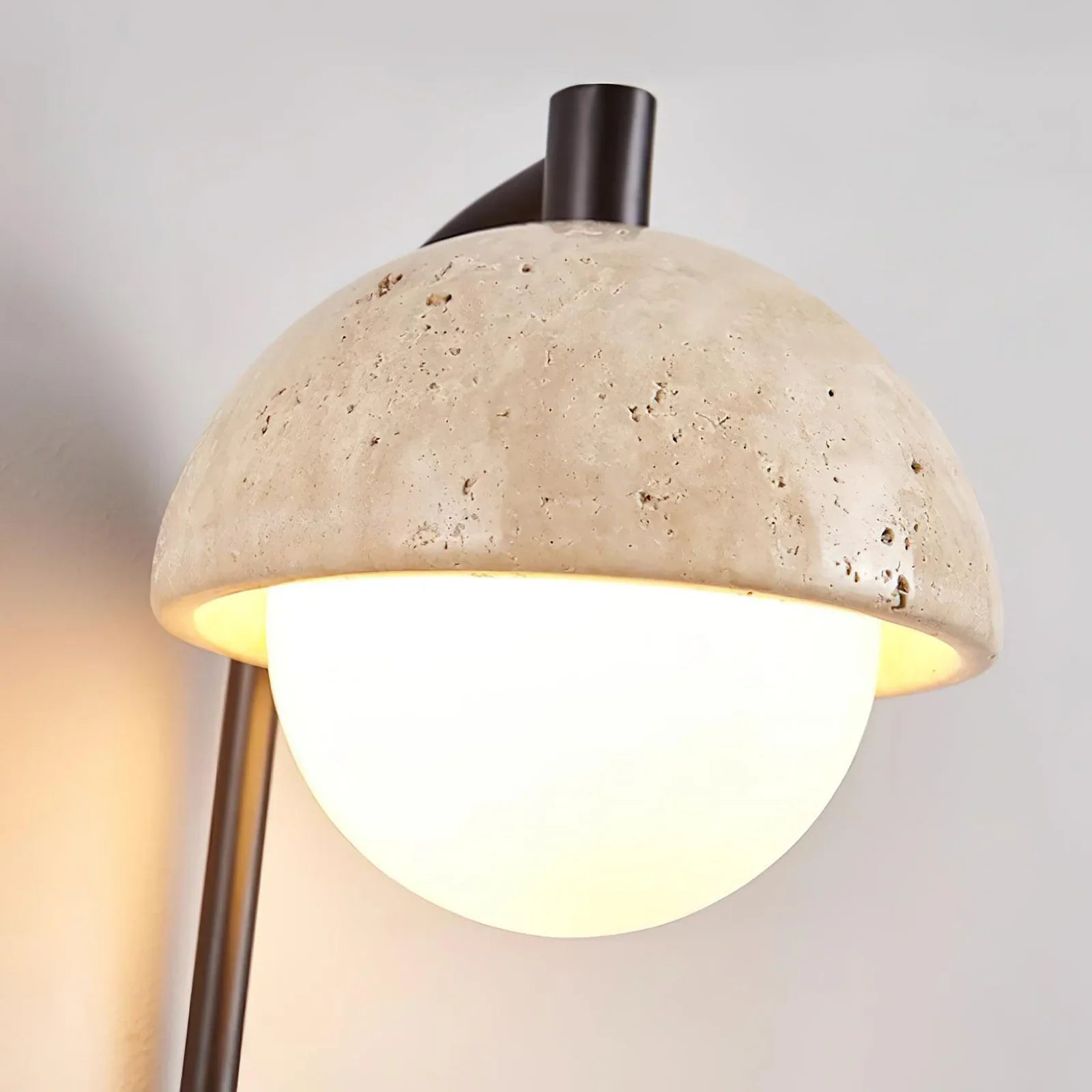 Travertine Wella Wall Lamp