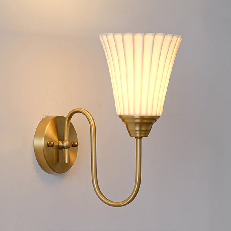 Trumpet Ceramic Wall Light