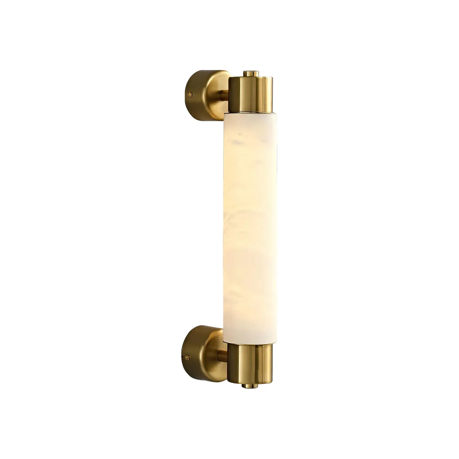 Tube Alabaster Cylinder Wall Lamp