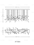 Modern Tube Pendant Light