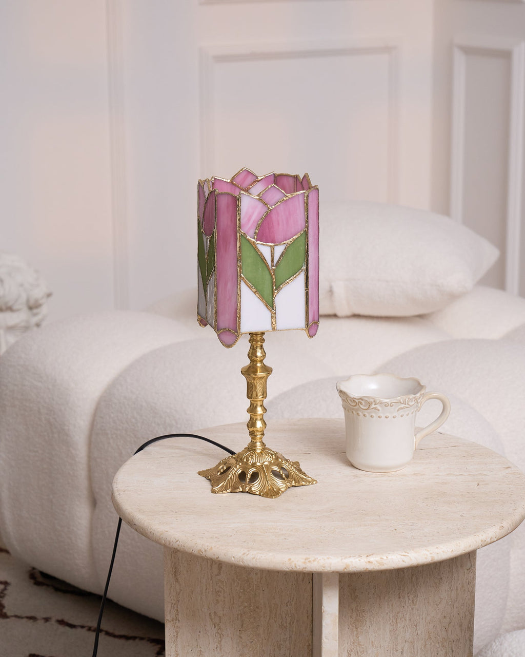 Tulip Tiffany Table Lamp