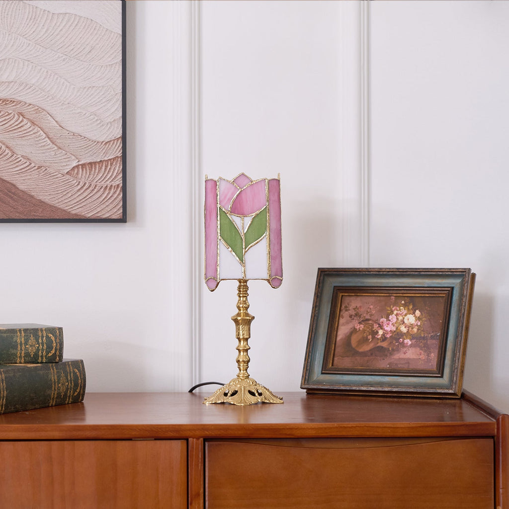 Tulip Tiffany Table Lamp
