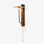 Umbrella Aura Arm Travertine Wall Lamp