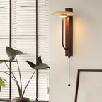 Umbrella Aura Arm Travertine Wall Lamp