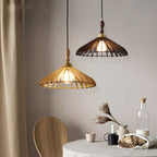 Umbrella Wood Pendant Lamp