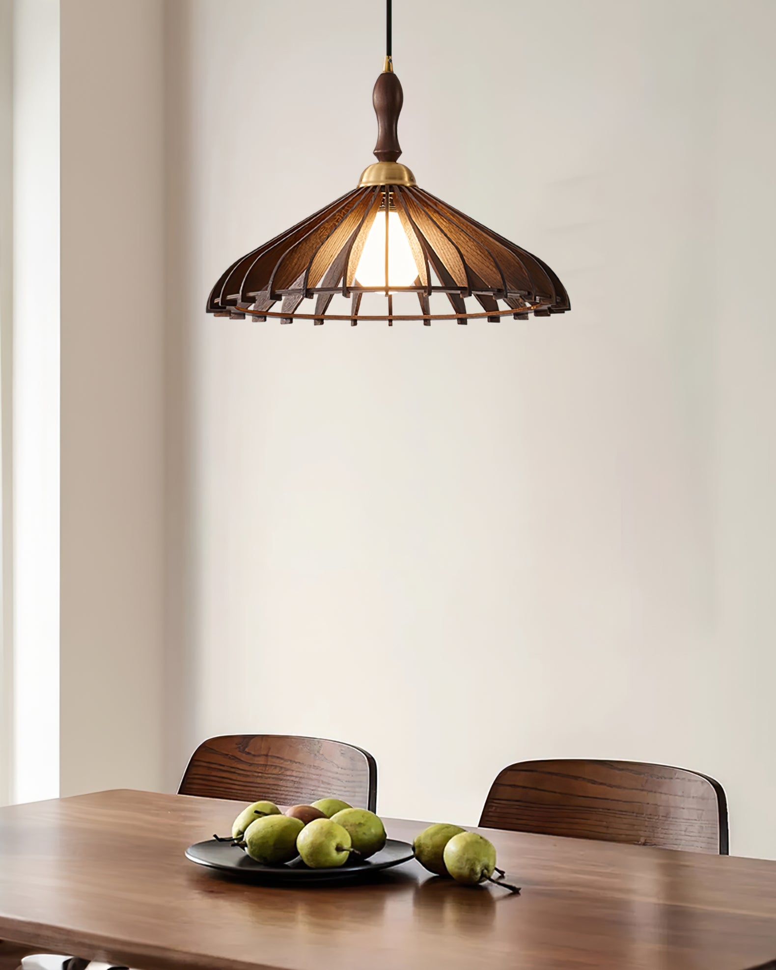 Umbrella Wood Pendant Lamp