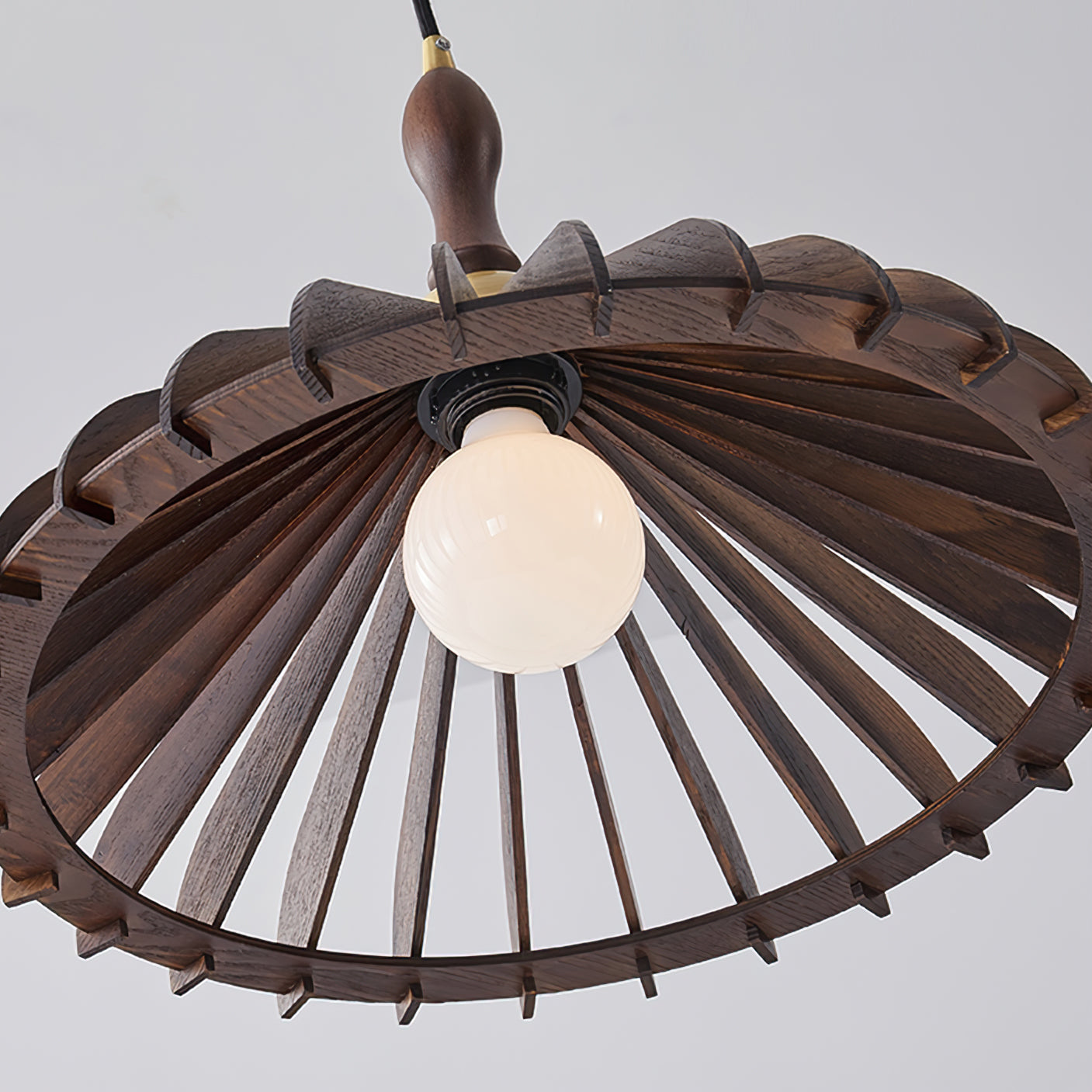 Umbrella Wood Pendant Lamp